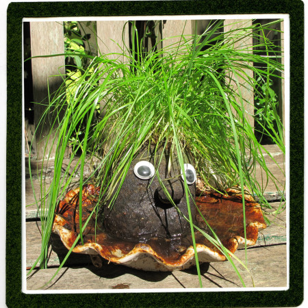 How to make make a grass head character